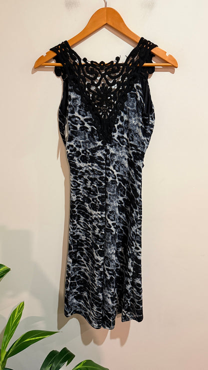 Caroline Morgan Avis Crochet Dress Size 8