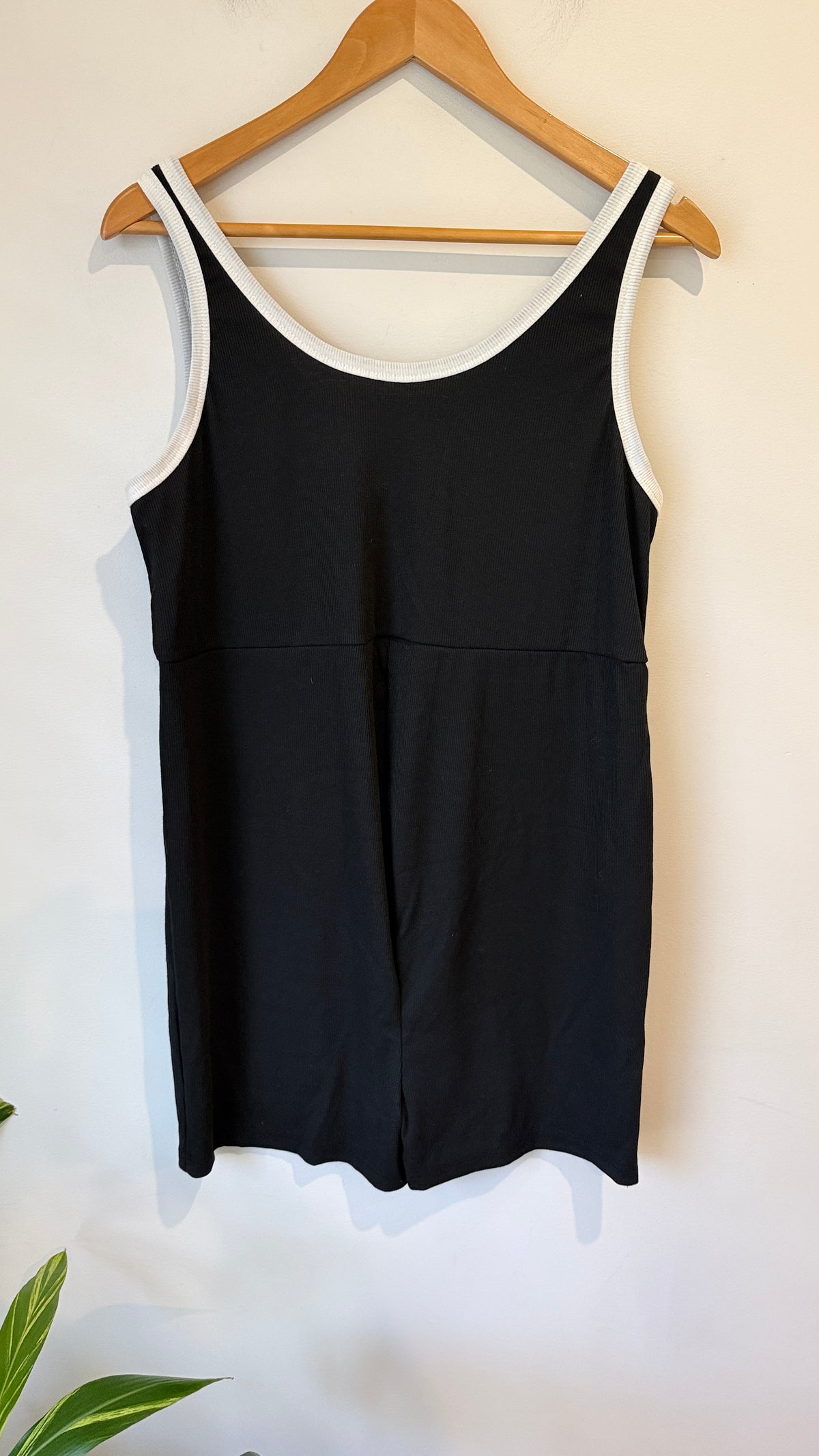 Brand Unknown Ribbed Tank Rompe U/Arm-u/Arm 47cm Size XL