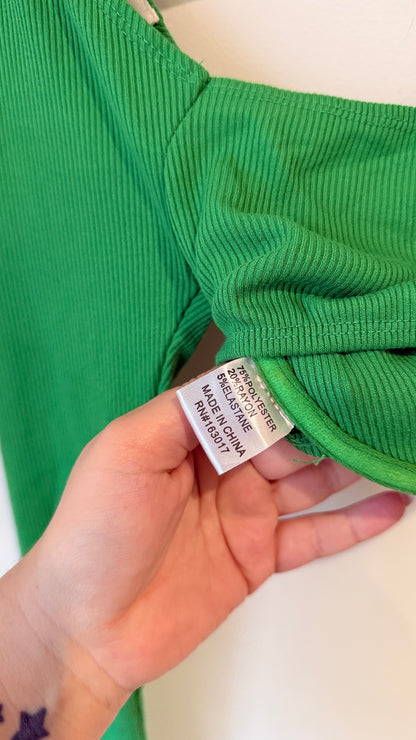 Princess Polly Bustier Long Sleeve Crop Top Size AU/UK 8 (EU 34)