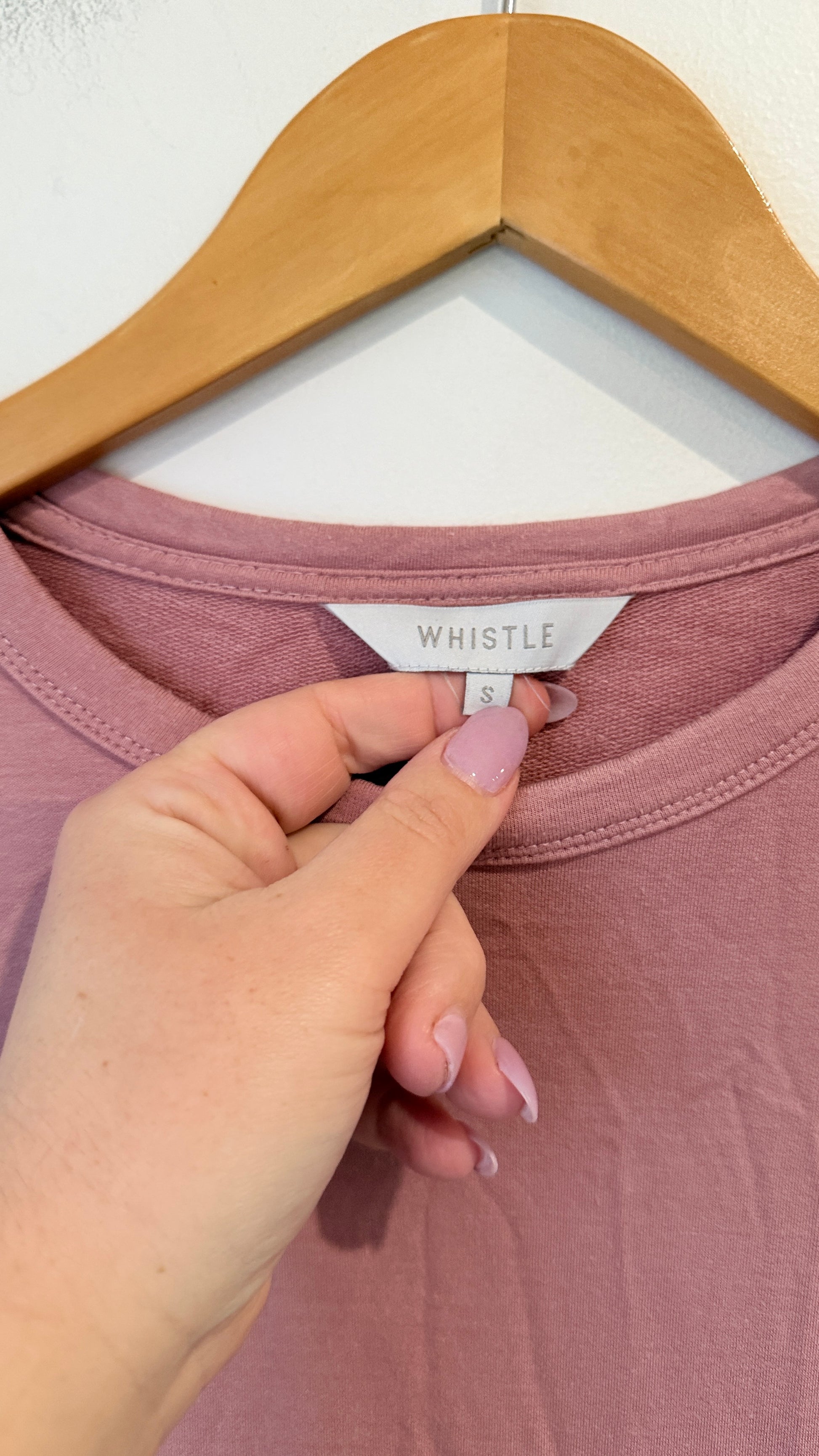 Whistle Peplum Long Sleeve Top Size S