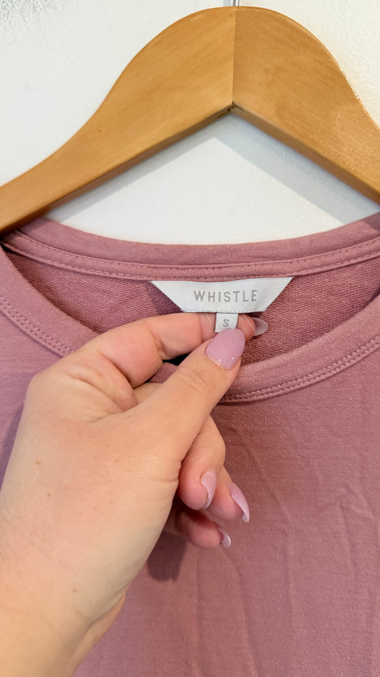 Whistle Peplum Long Sleeve Top Size S