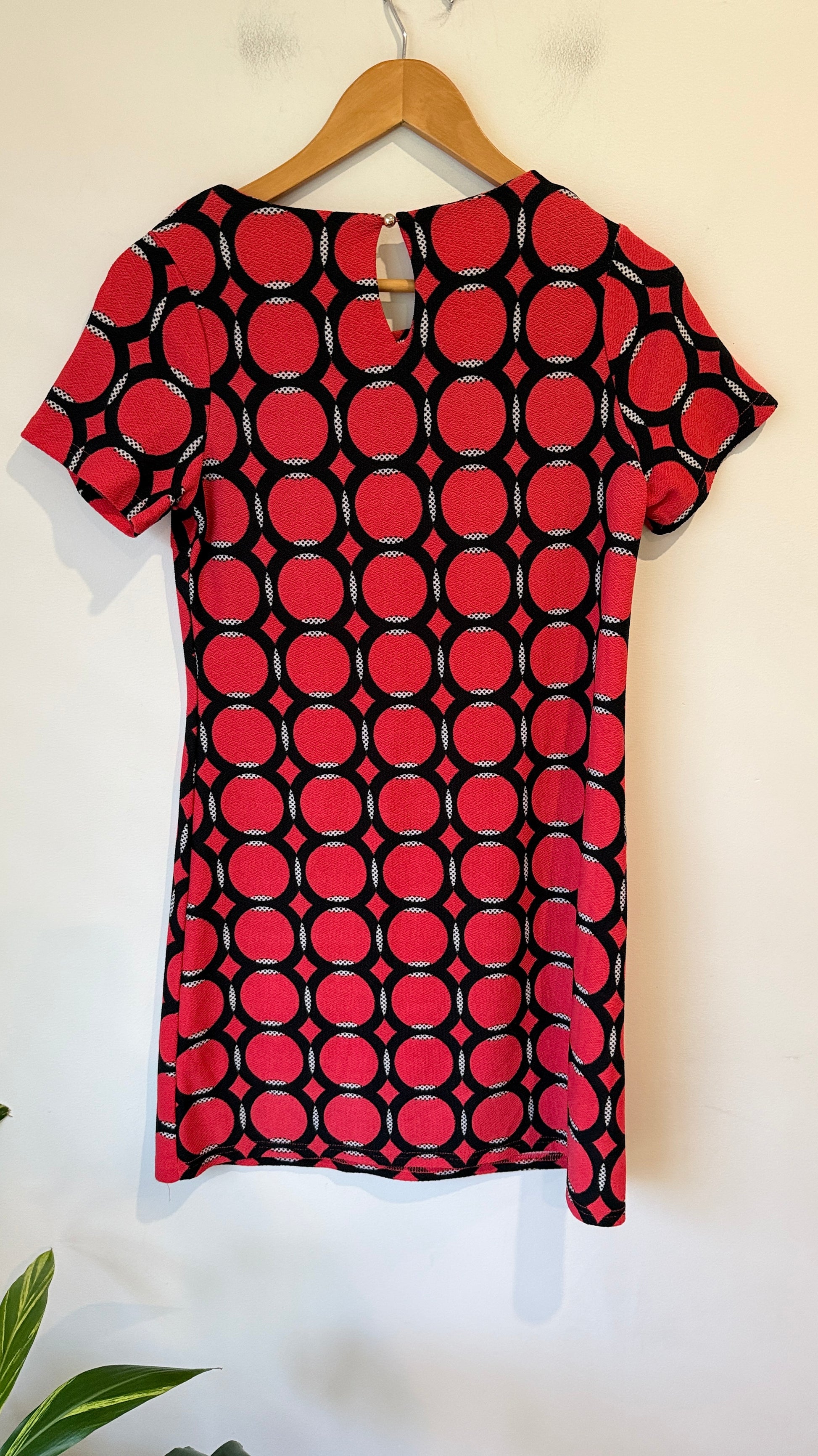 Mirrou Geometric Print Shift Dress Size S