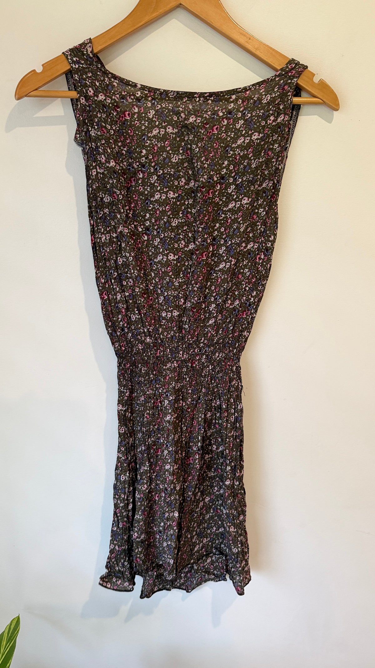 Floral Print Tea Dress Size U/arm to U/arm 39cm