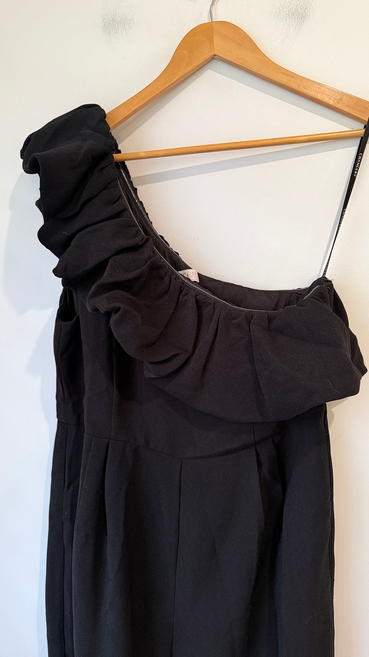 Chancery One Shoulder Ruffle Jumpsuit Size 14