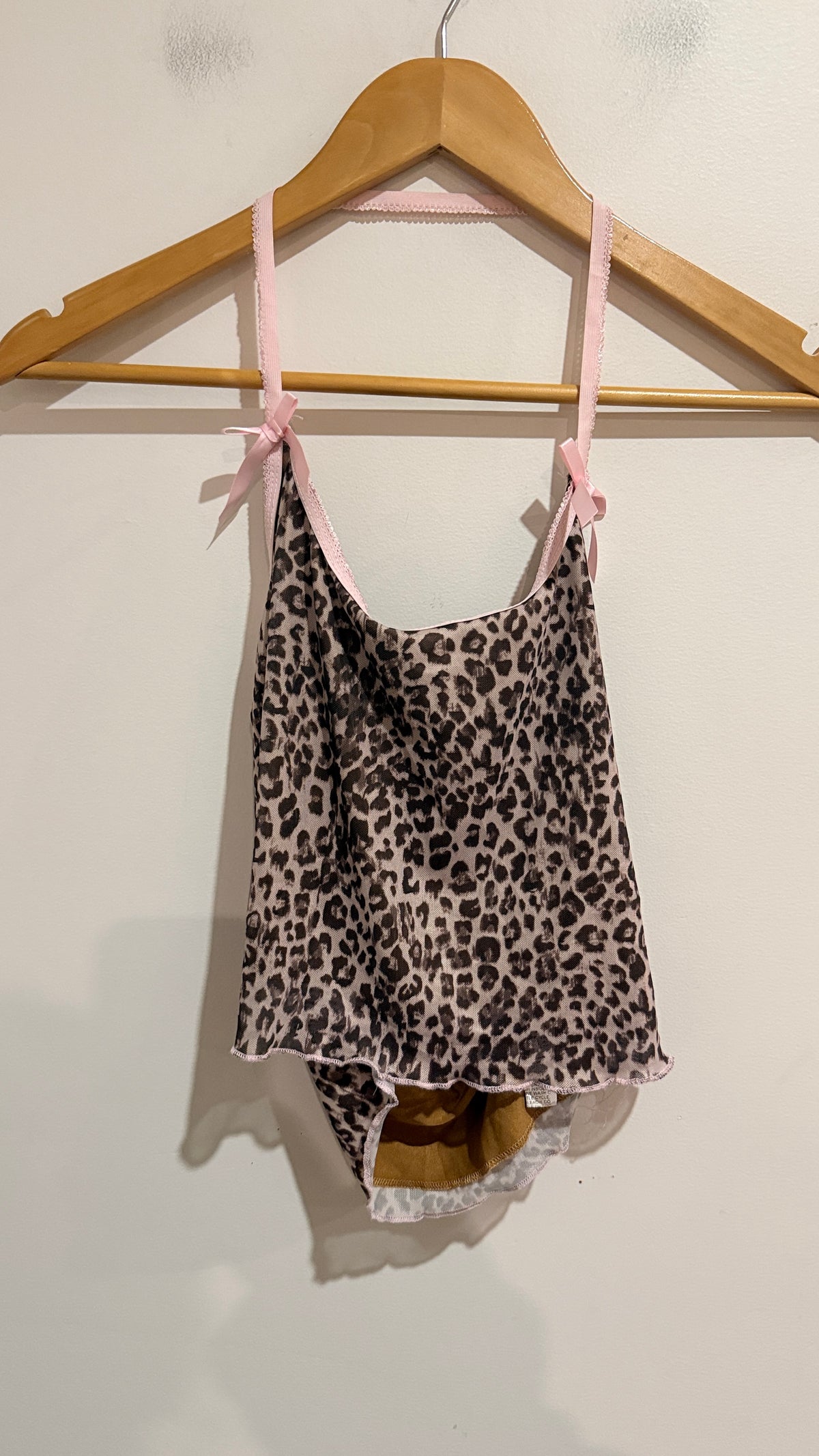 SHEIN Leopard Print Tie Strap Cami Size L (EU/US 40/42, 8/10)