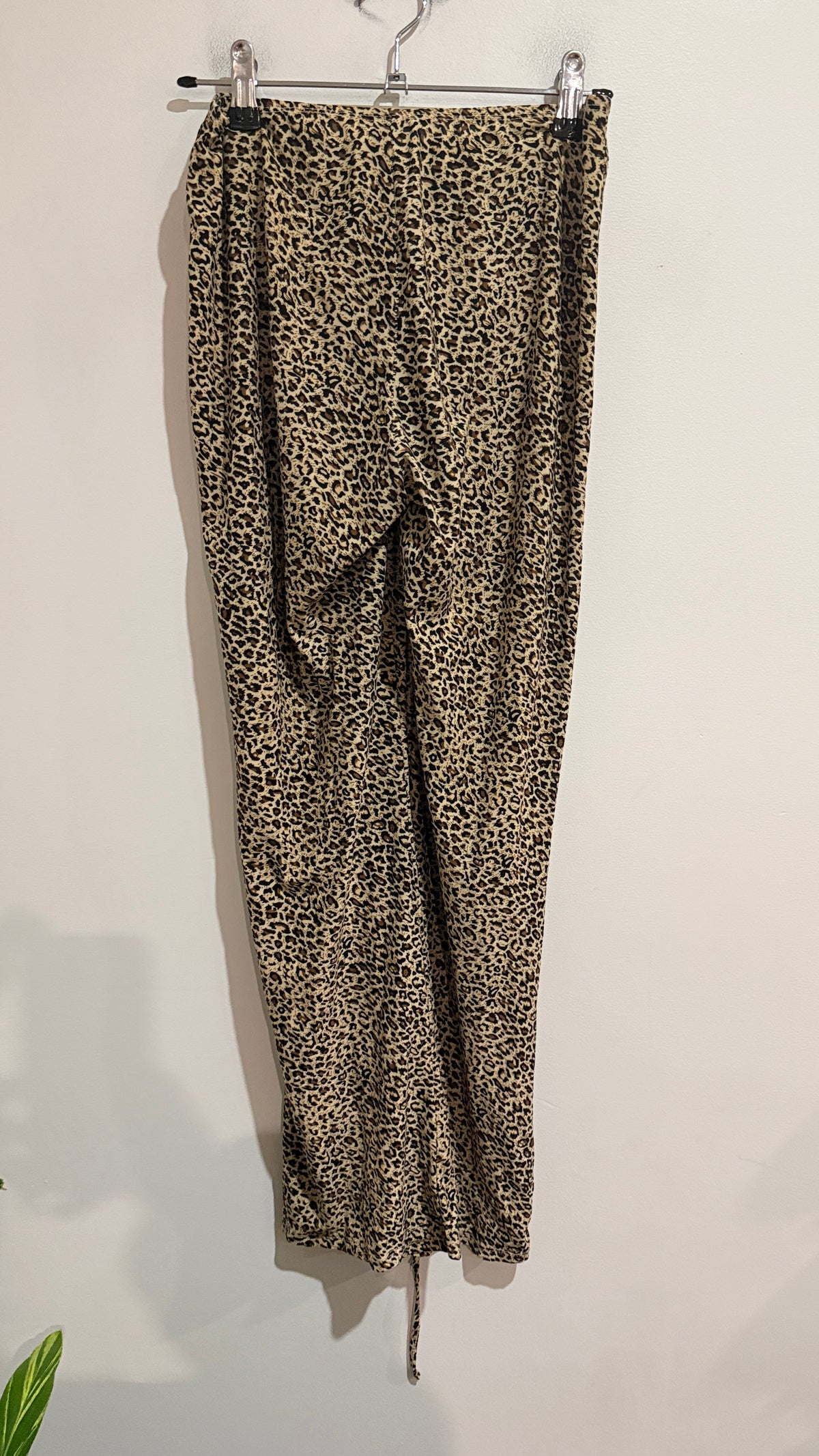 SHEIN Leopard Print Cinched Hem Pants Size M (EU/US 28/6)