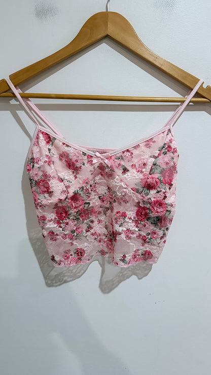 SHEIN Floral Lace Cami Size L (EU/US 40/42, 8/10)