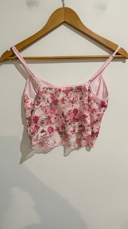 SHEIN Floral Lace Cami Size L (EU/US 40/42, 8/10)