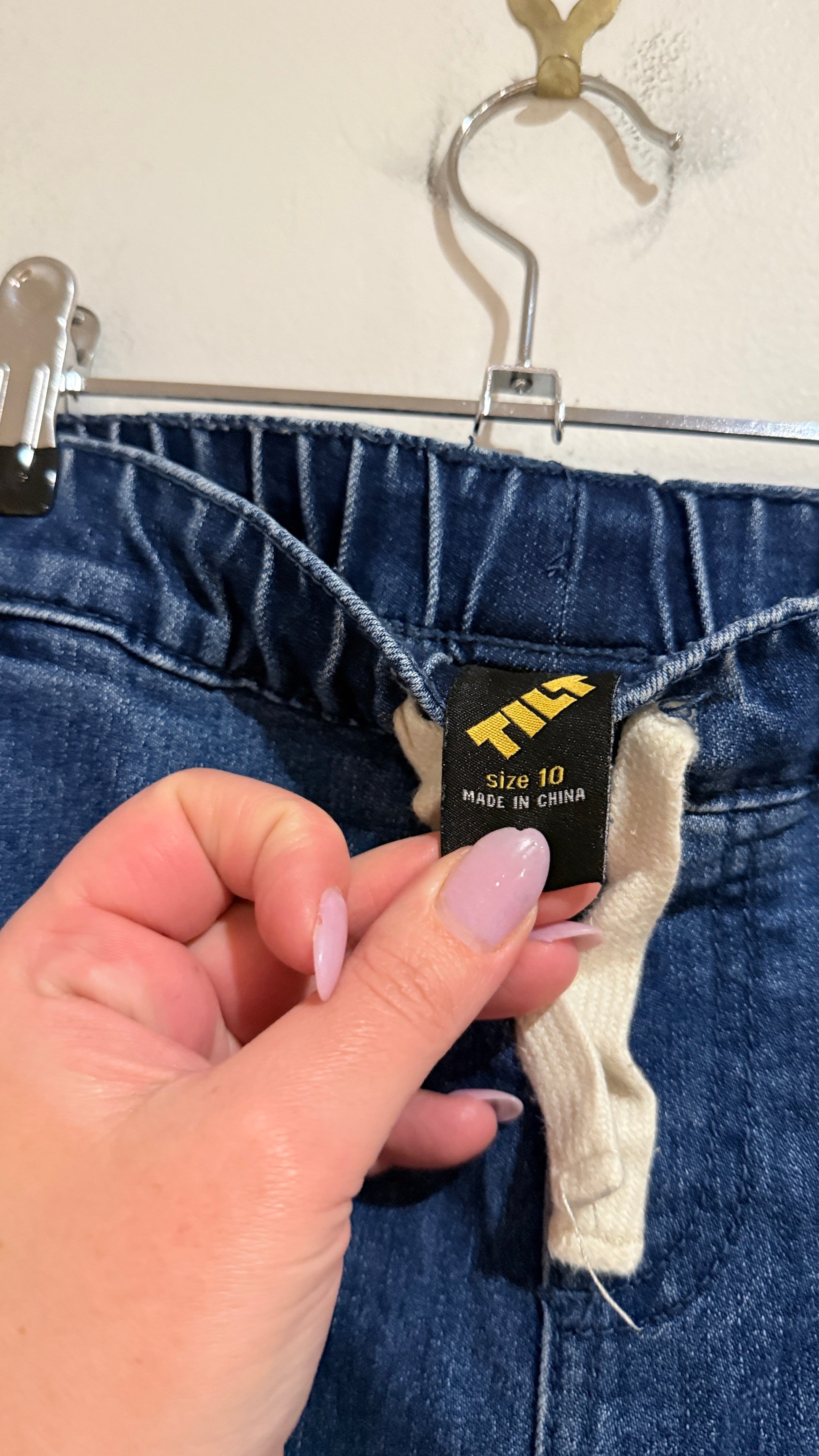 Tilt Denim Jogger Pants Size 10