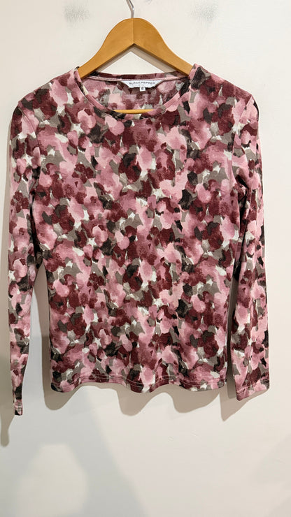 Black Pepper Floral Print Top Size 8