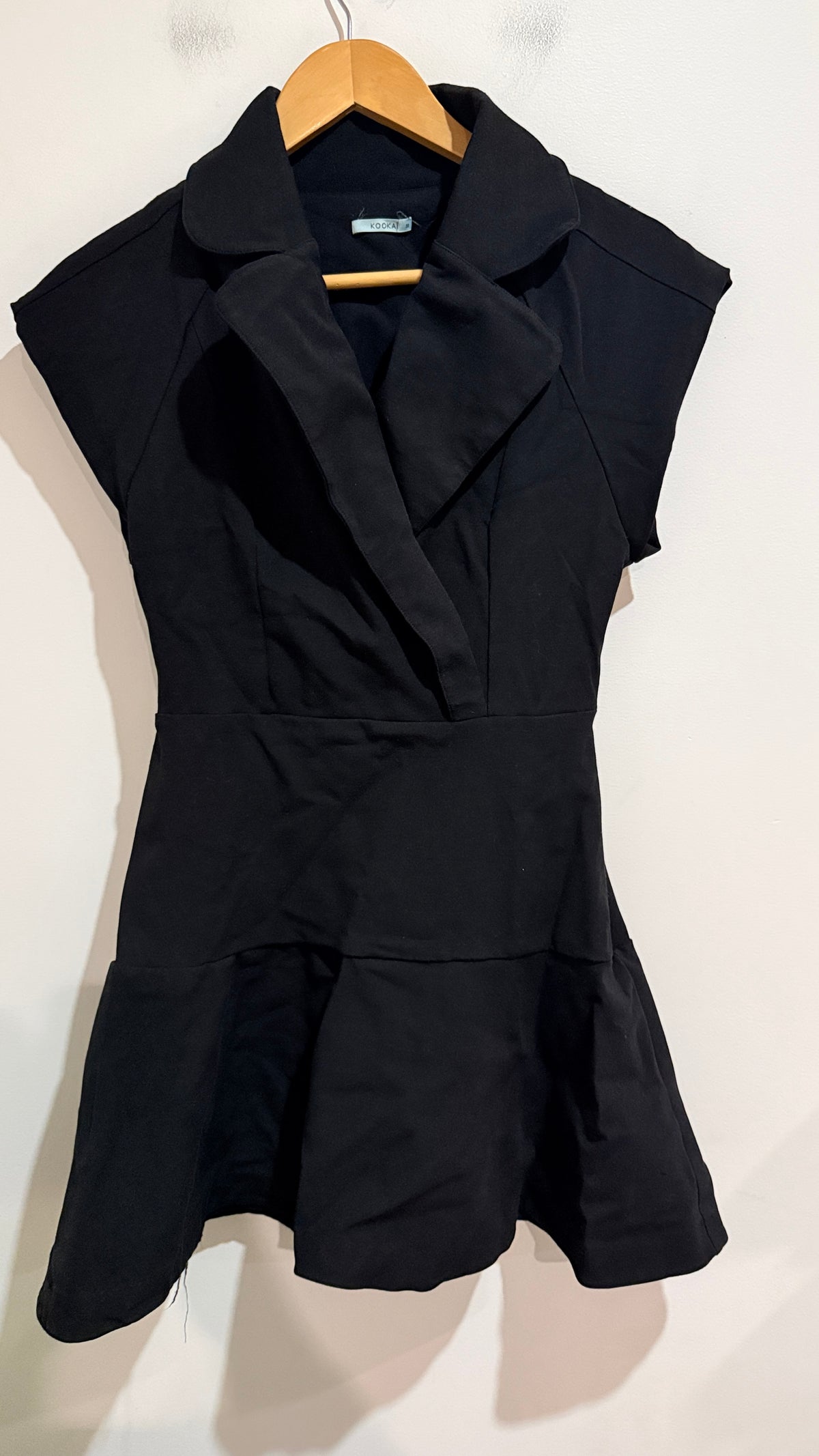 Kookai Collared Fit And Flare Dress Size 38 (FR) Waist 74cm