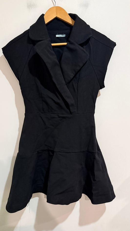 Kookai Collared Fit And Flare Dress Size 38 (FR) Waist 74cm