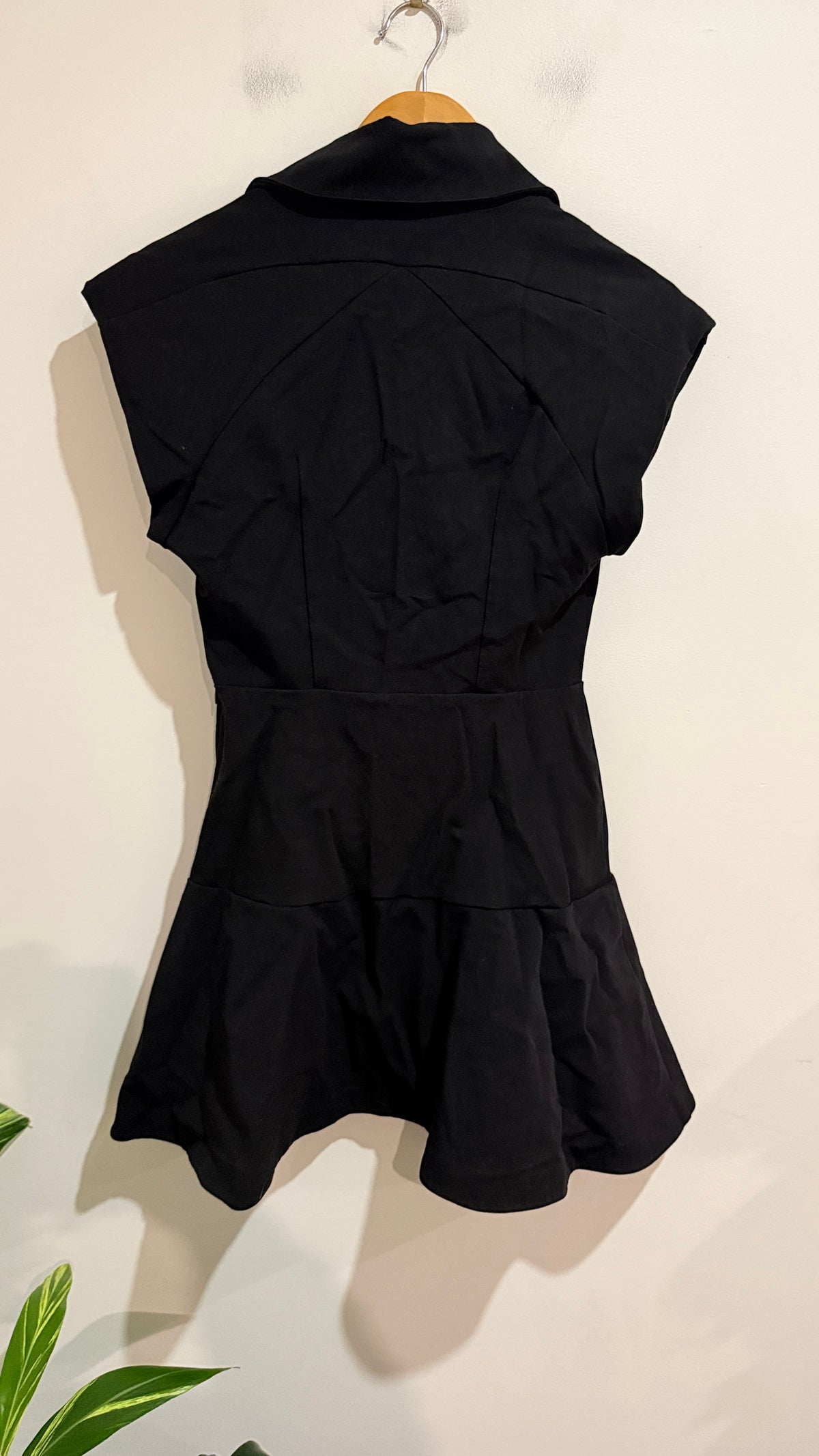 Kookai Collared Fit And Flare Dress Size 38 (FR) Waist 74cm