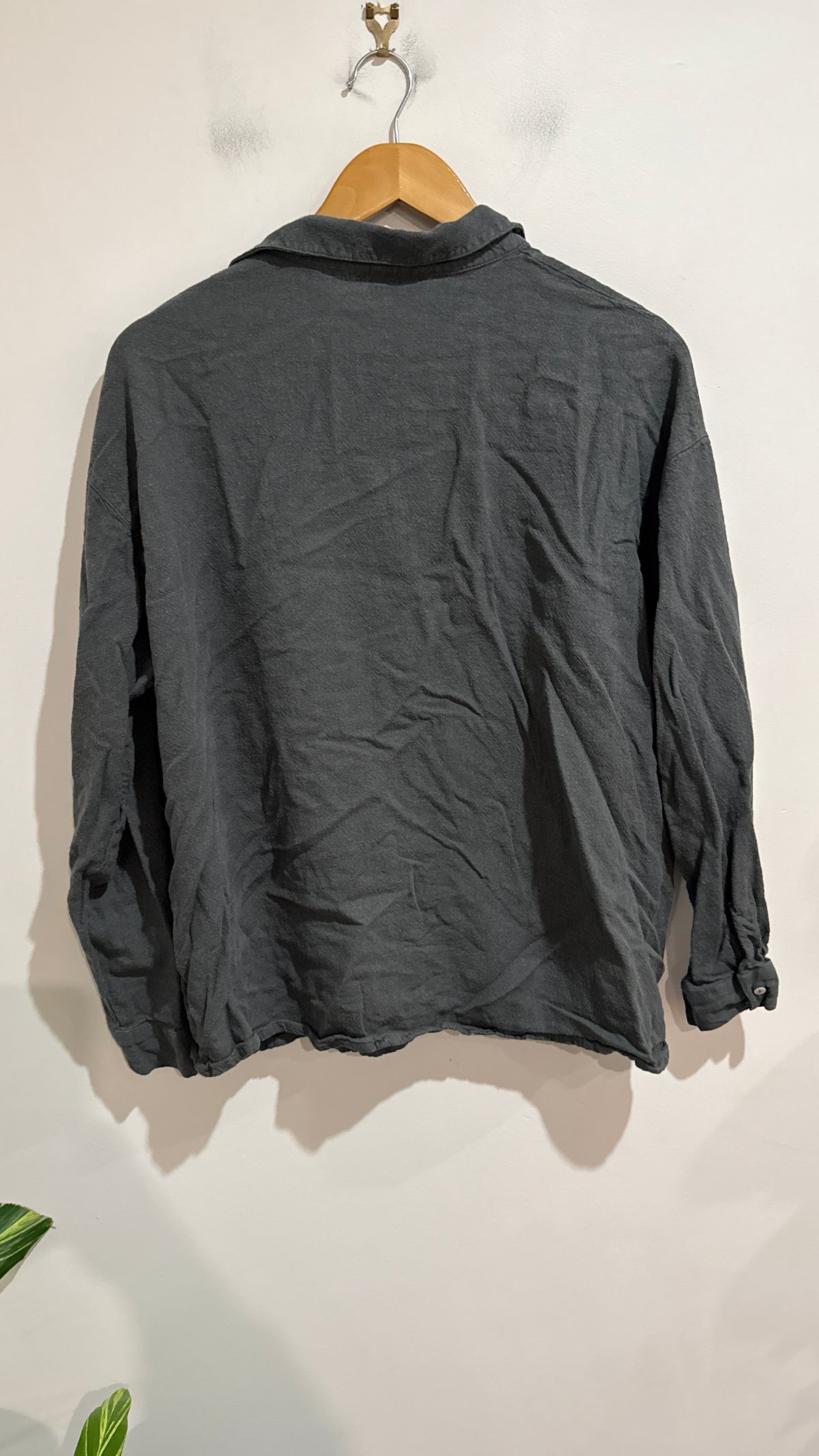 Jeanswest Linen Blend Button Up Shirt Size 16