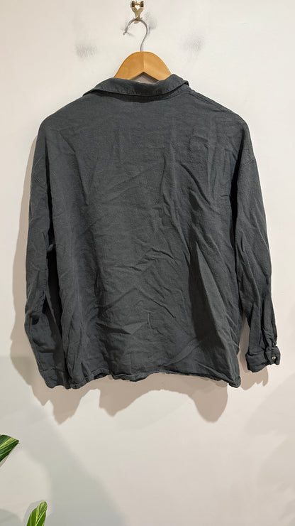 Jeanswest Linen Blend Button Up Shirt Size 16