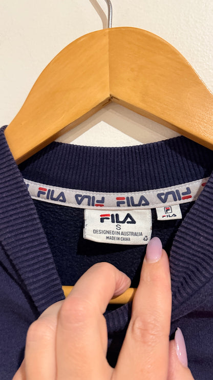 FILA Logo Crewneck Sweatshirt Size L