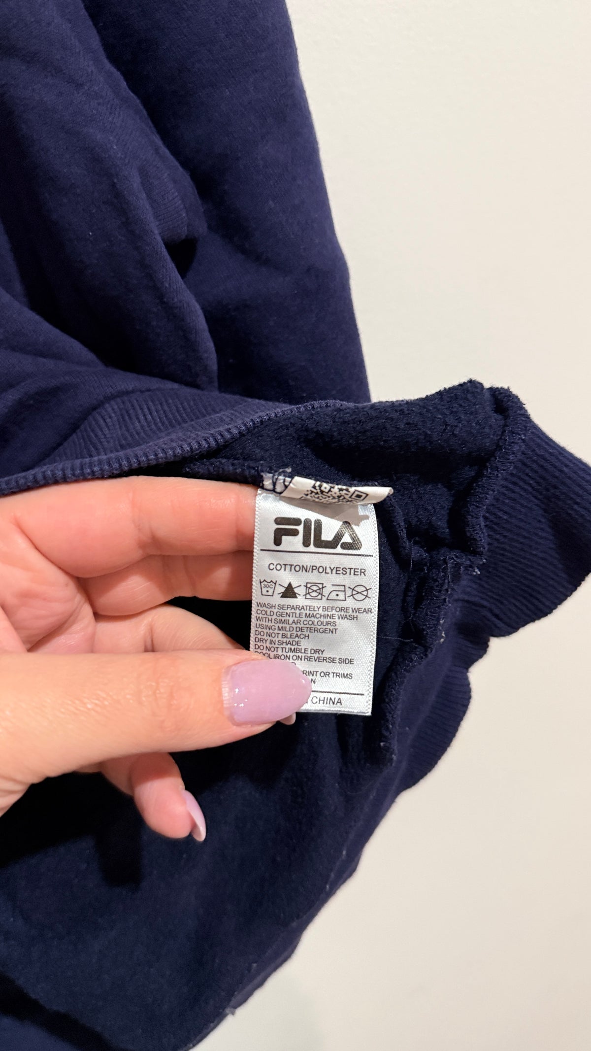 FILA Logo Crewneck Sweatshirt Size L