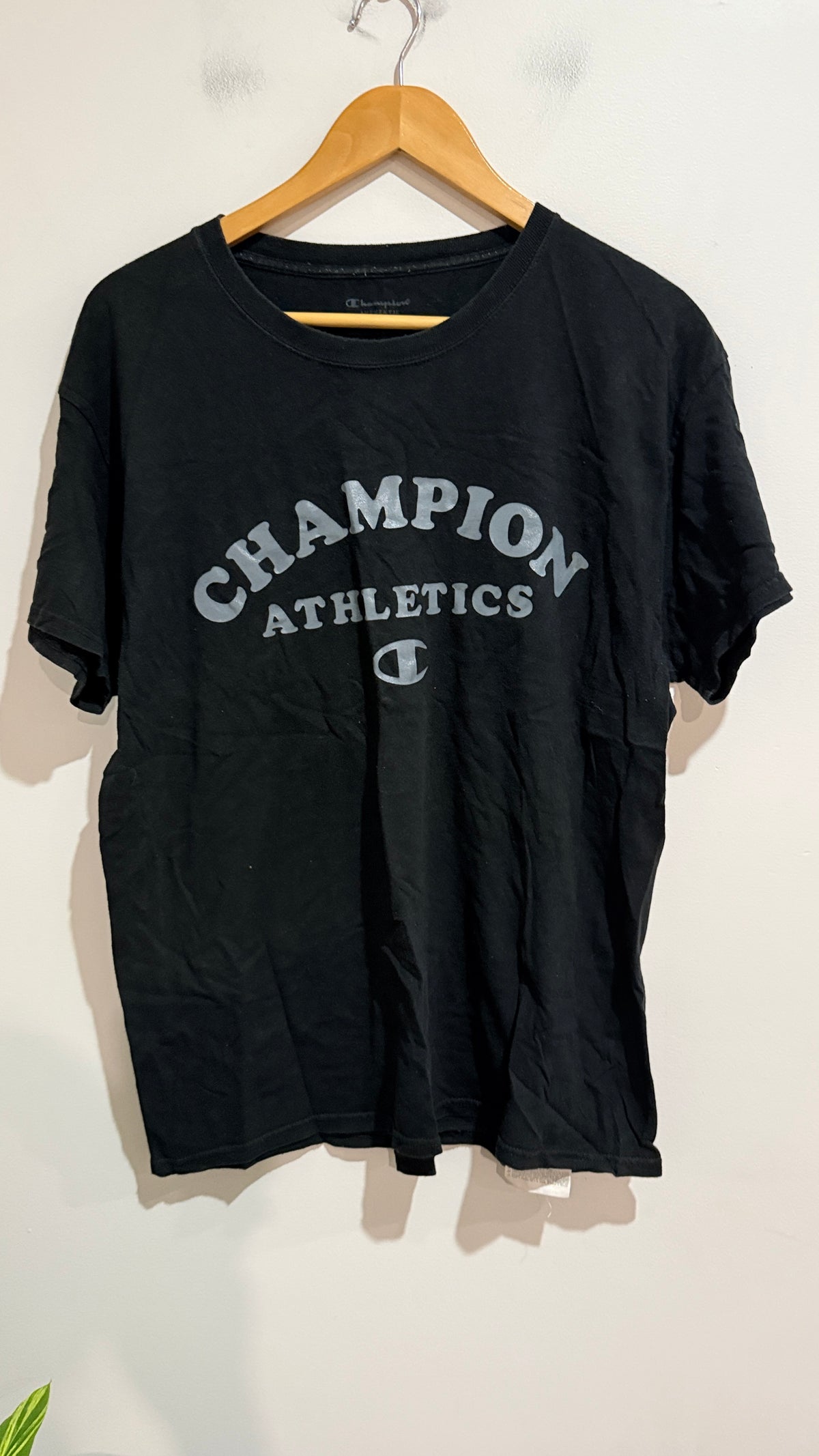 Champion Athletics Logo T-shirt Size L