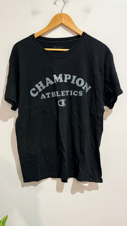 Champion Athletics Logo T-shirt Size L