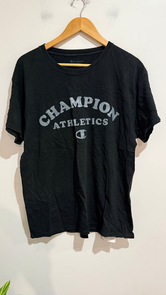 Champion Athletics Logo T-shirt Size L