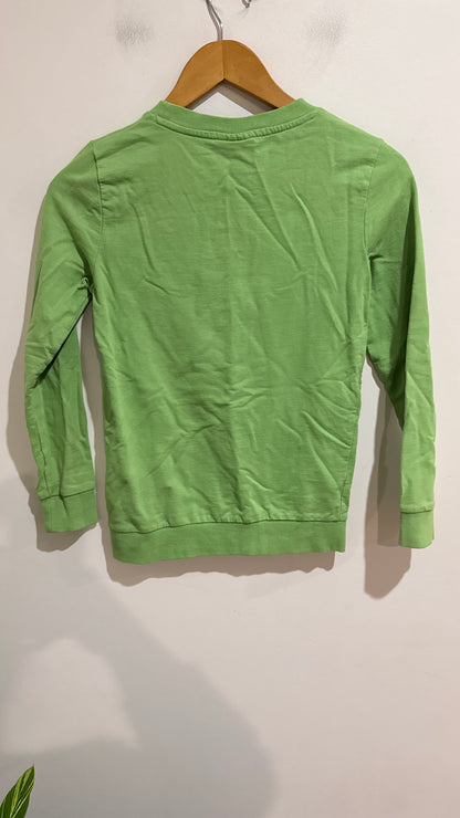Minecraft Green Long Sleeve Tee Size 7-9