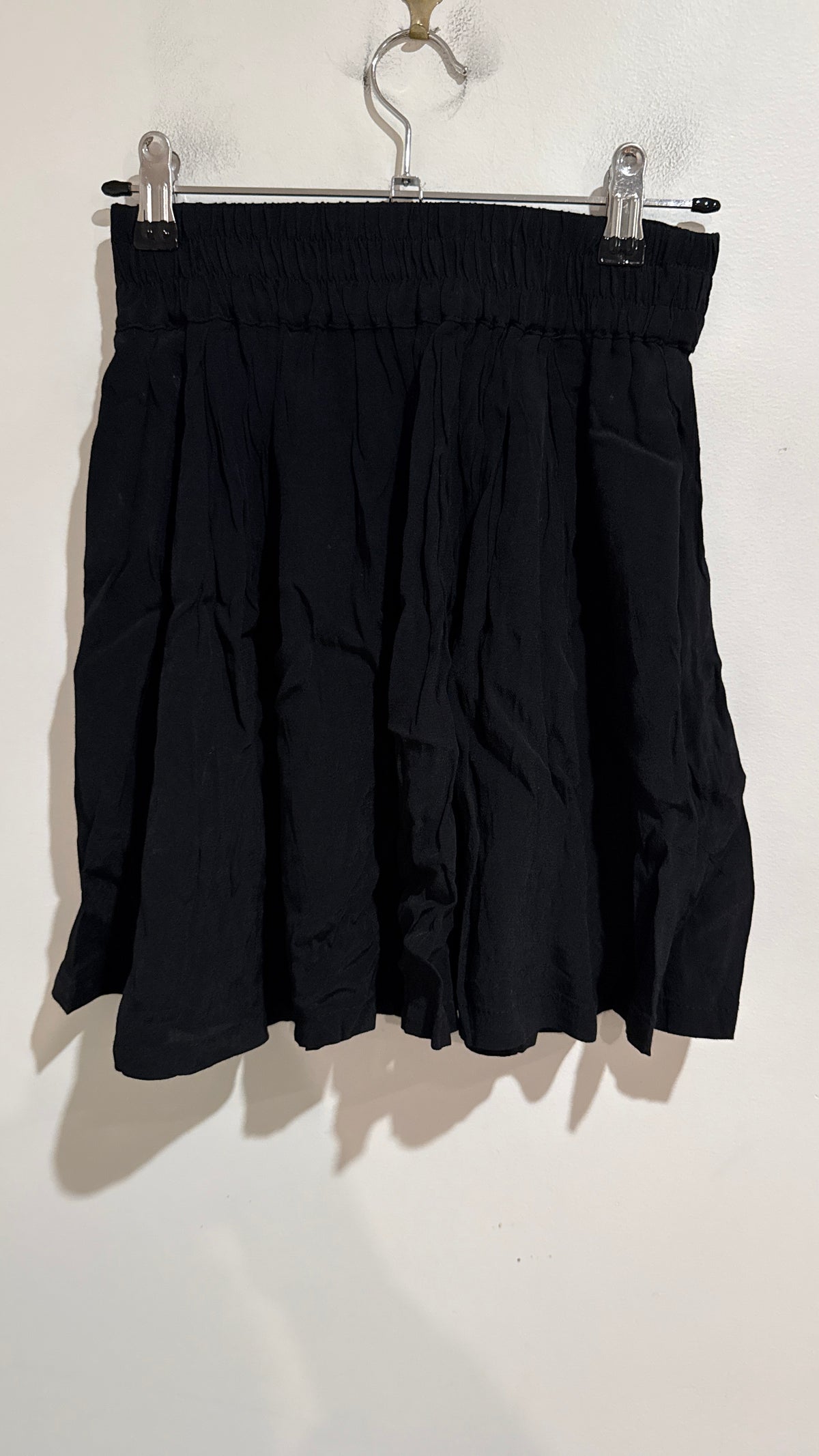 Girl Xpress Black Elastic Waist Mini Skirt Size 8