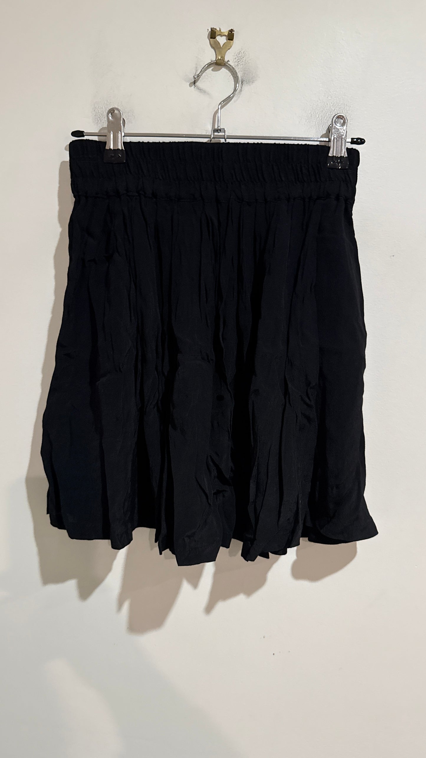 Girl Xpress Black Elastic Waist Mini Skirt Size 8
