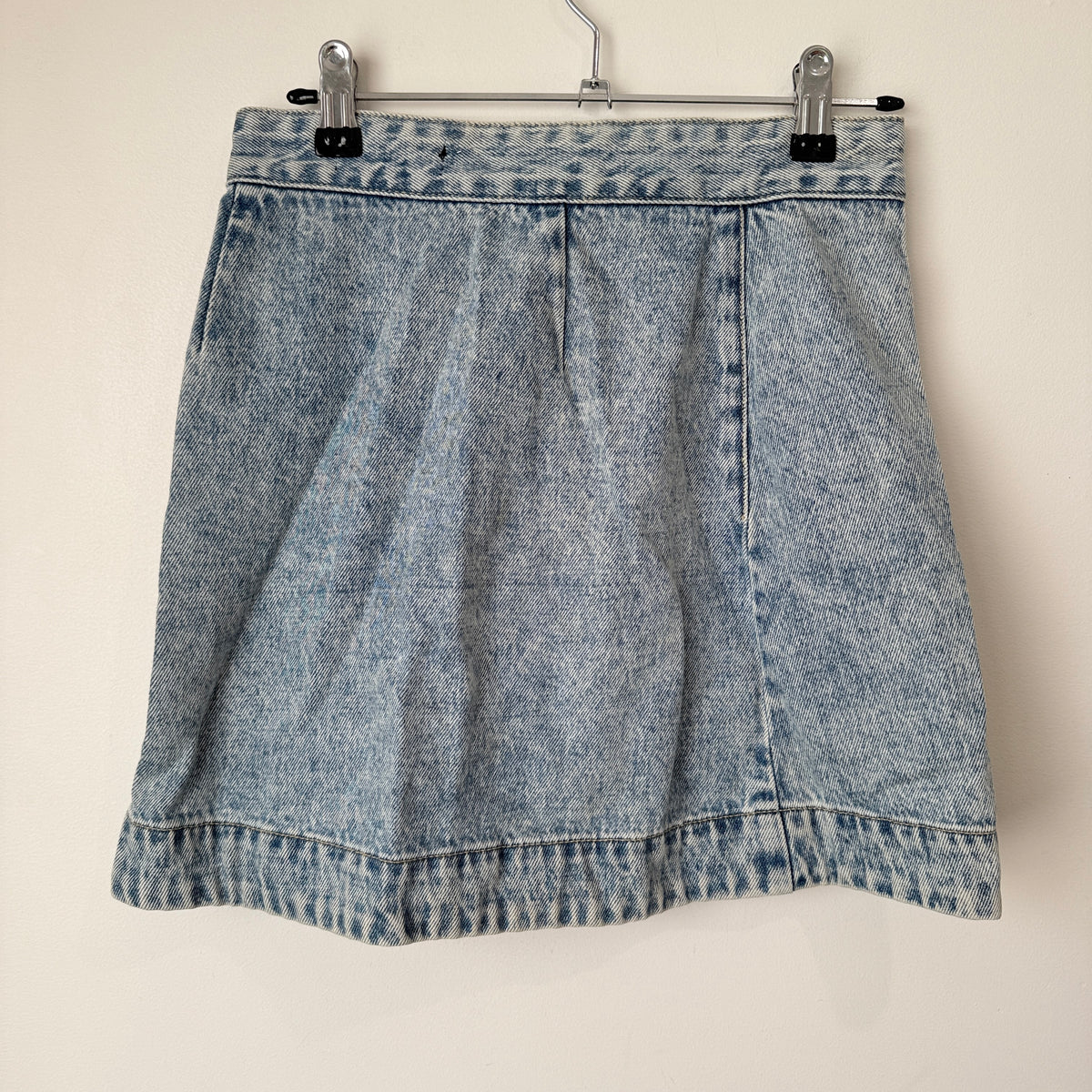 Glassons Denim Size 6 Acid Wash Mini Skirt