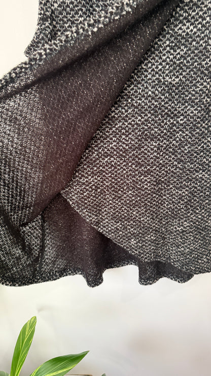 Whispers Size L Cowl Neck Sleeveless Knit Top