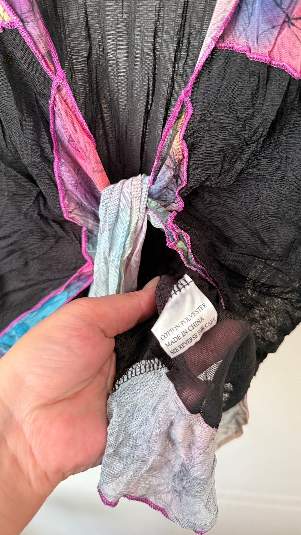 Eversun Size 12 Mesh Tie Front Cardigan