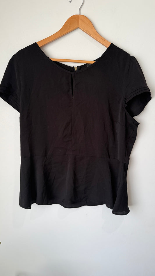 Portmans Size 16 Peplum Top
