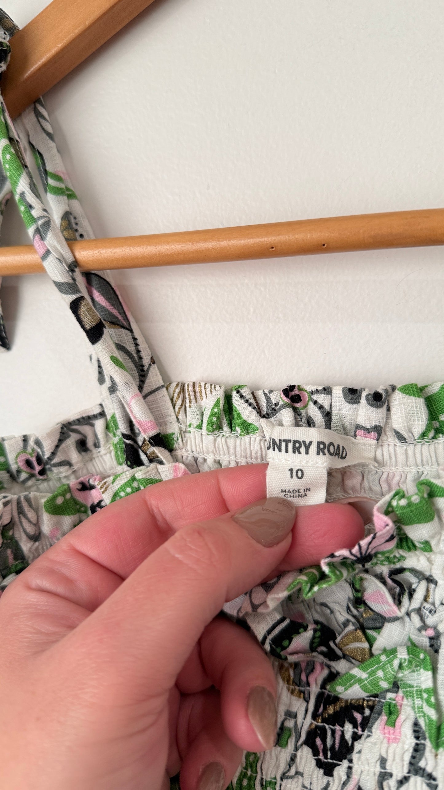 Country Road Size 10 Botanical Print Sundress