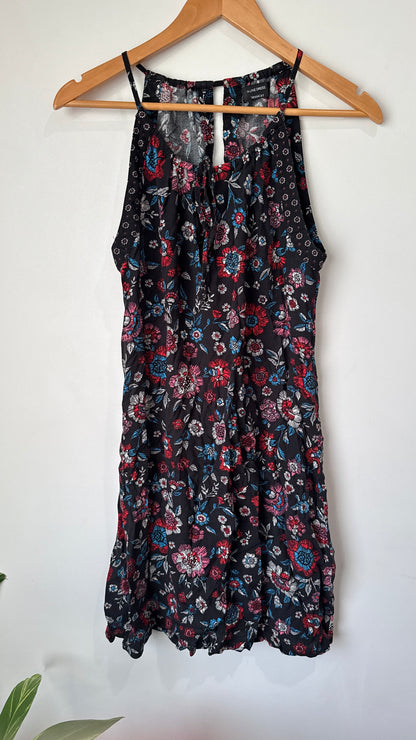 Yessica Size U/Arm to U/Arm 46cm Floral Print A Line Dress