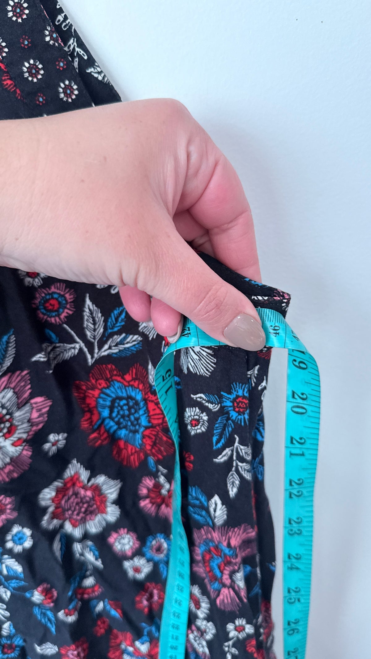 Yessica Size U/Arm to U/Arm 46cm Floral Print A Line Dress