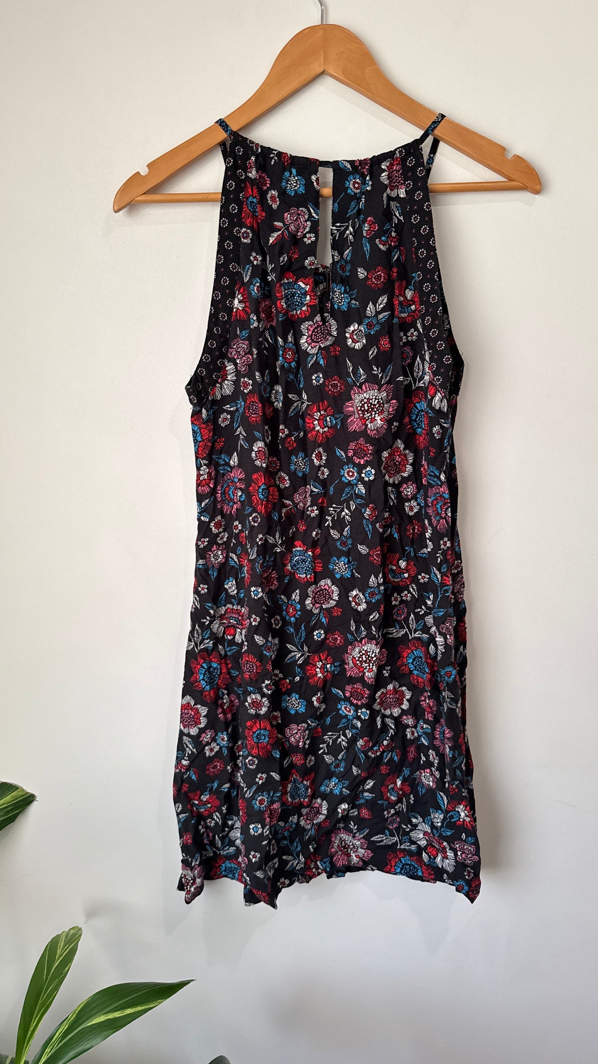 Yessica Size U/Arm to U/Arm 46cm Floral Print A Line Dress