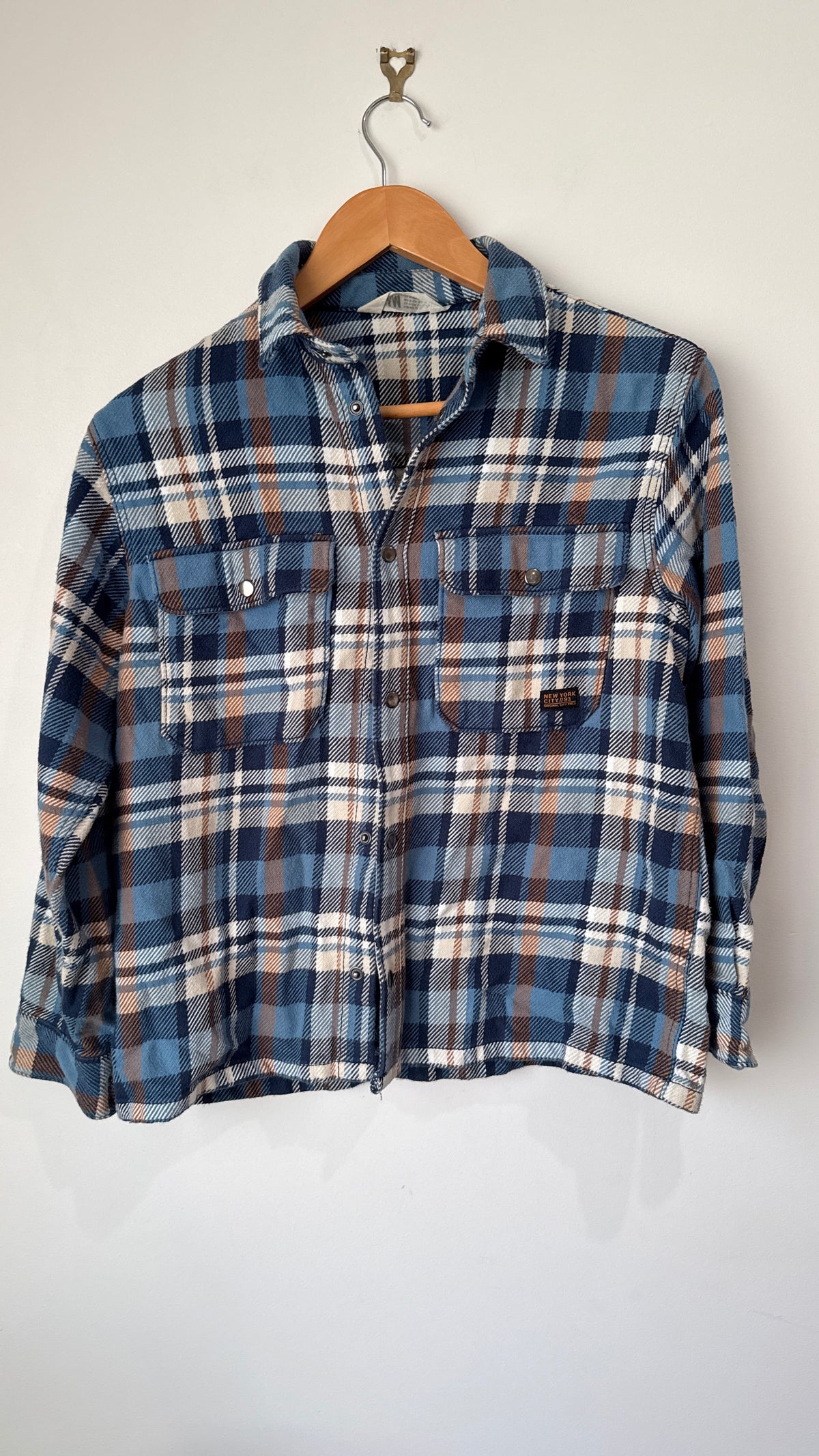 H&M Youth Size 152 Plaid Flannel Shirt