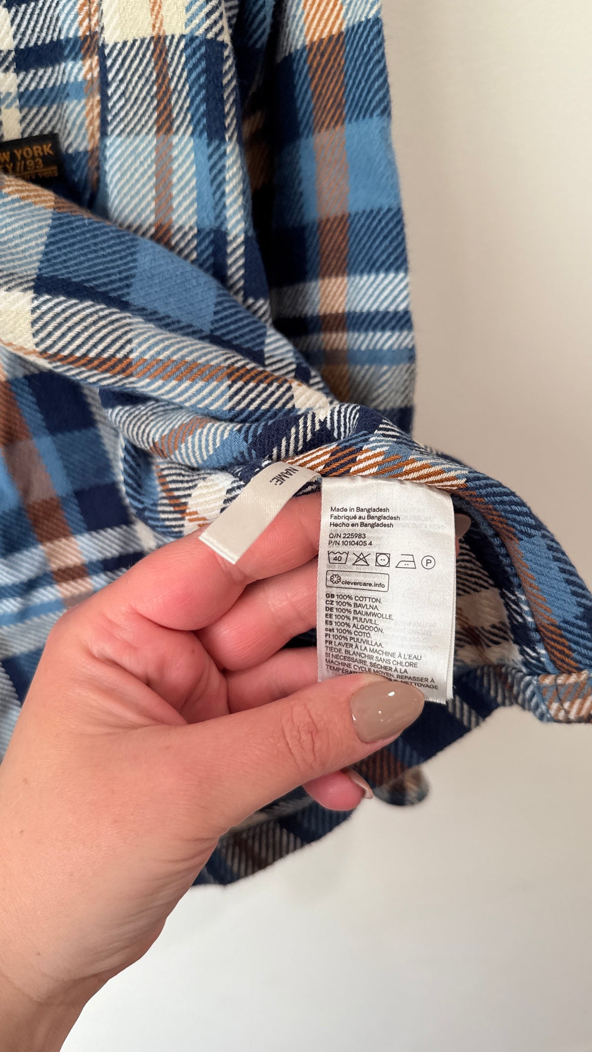 H&M Youth Size 152 Plaid Flannel Shirt