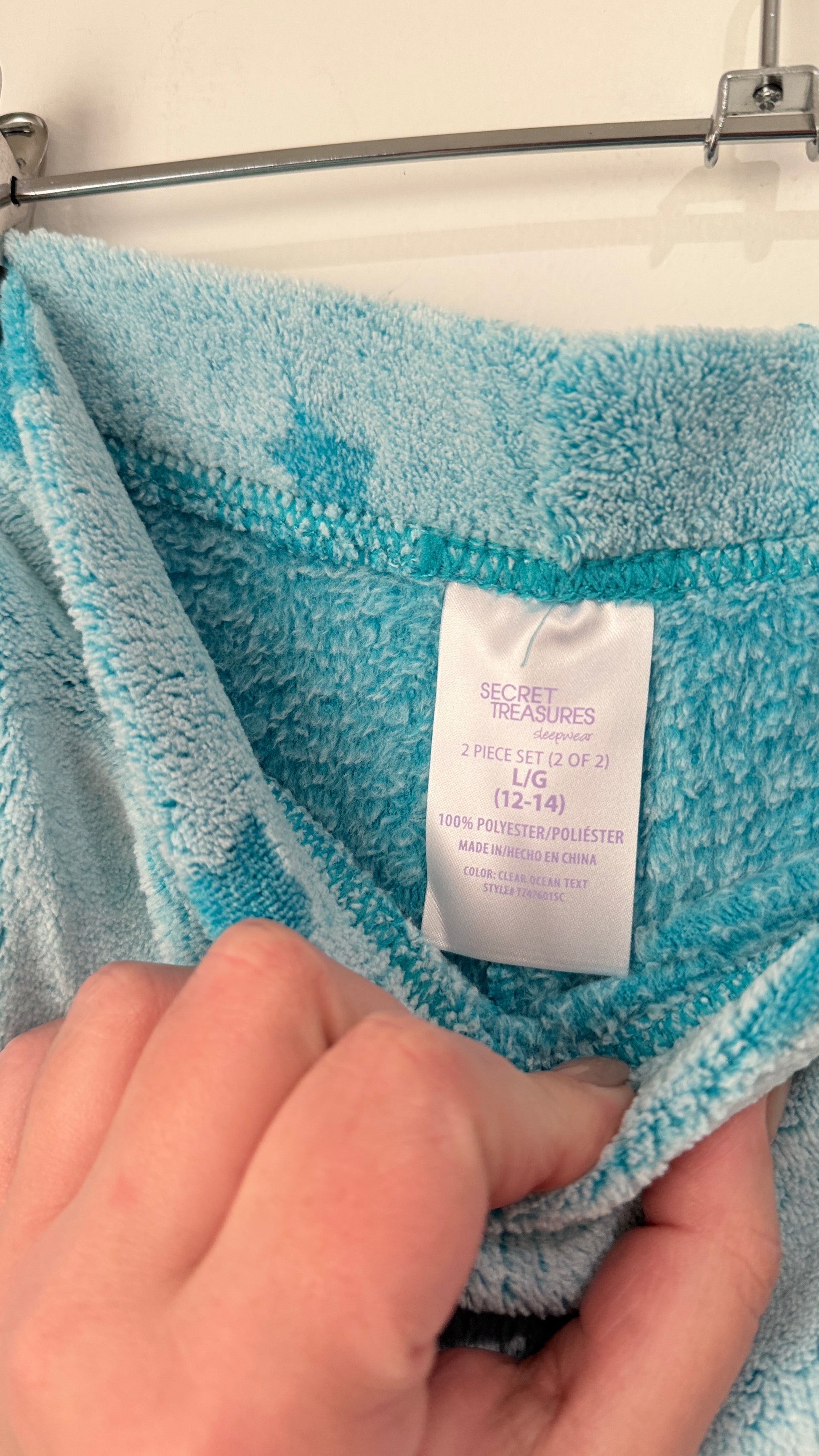 Secret Treasures Size L Fleece Star Print Pajama Pants