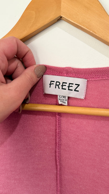 Freez Size L/XL Long Open Cardigan