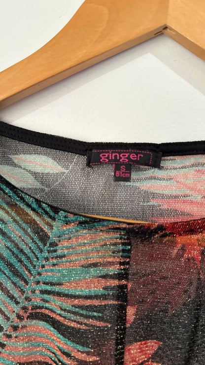Ginger Semi-sheer Mesh Crop Top Size S | 81cm