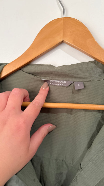 Kathmandu Button-down Utility Shirt Size L