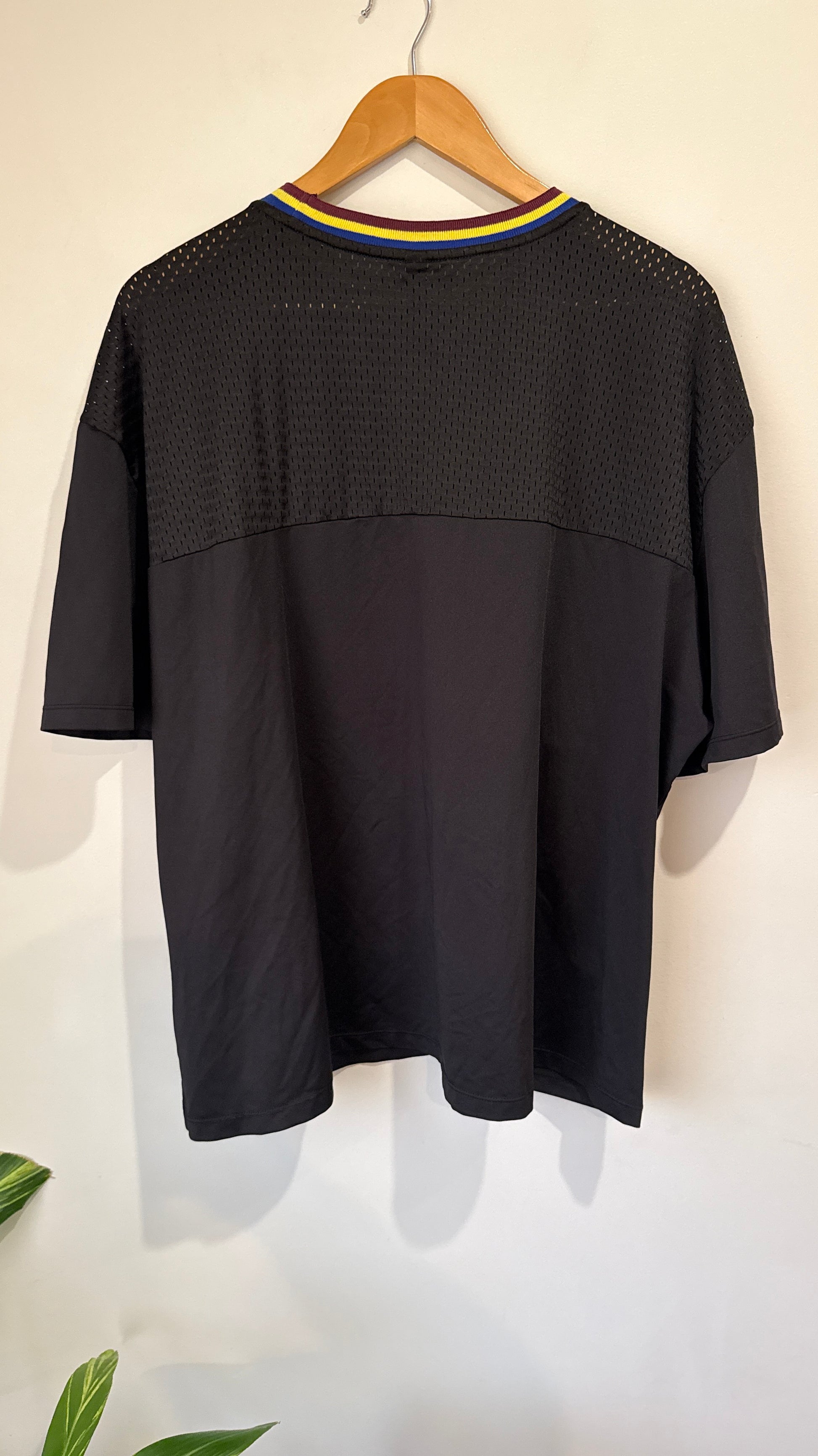 South Beach Size 26 Striped Collar Oversized Tee