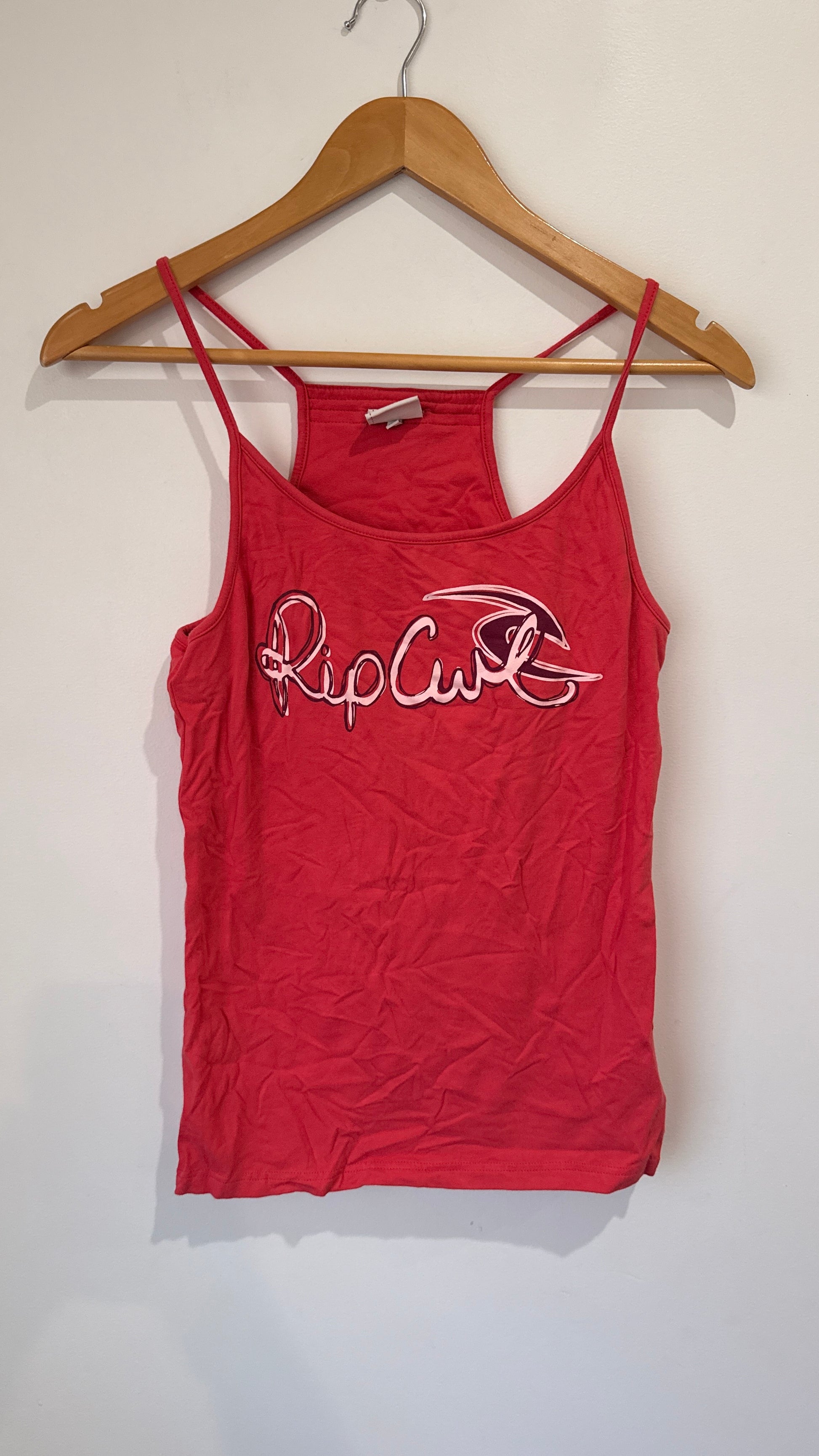 Rip Curl Size M Graphic Racerback Tank Top