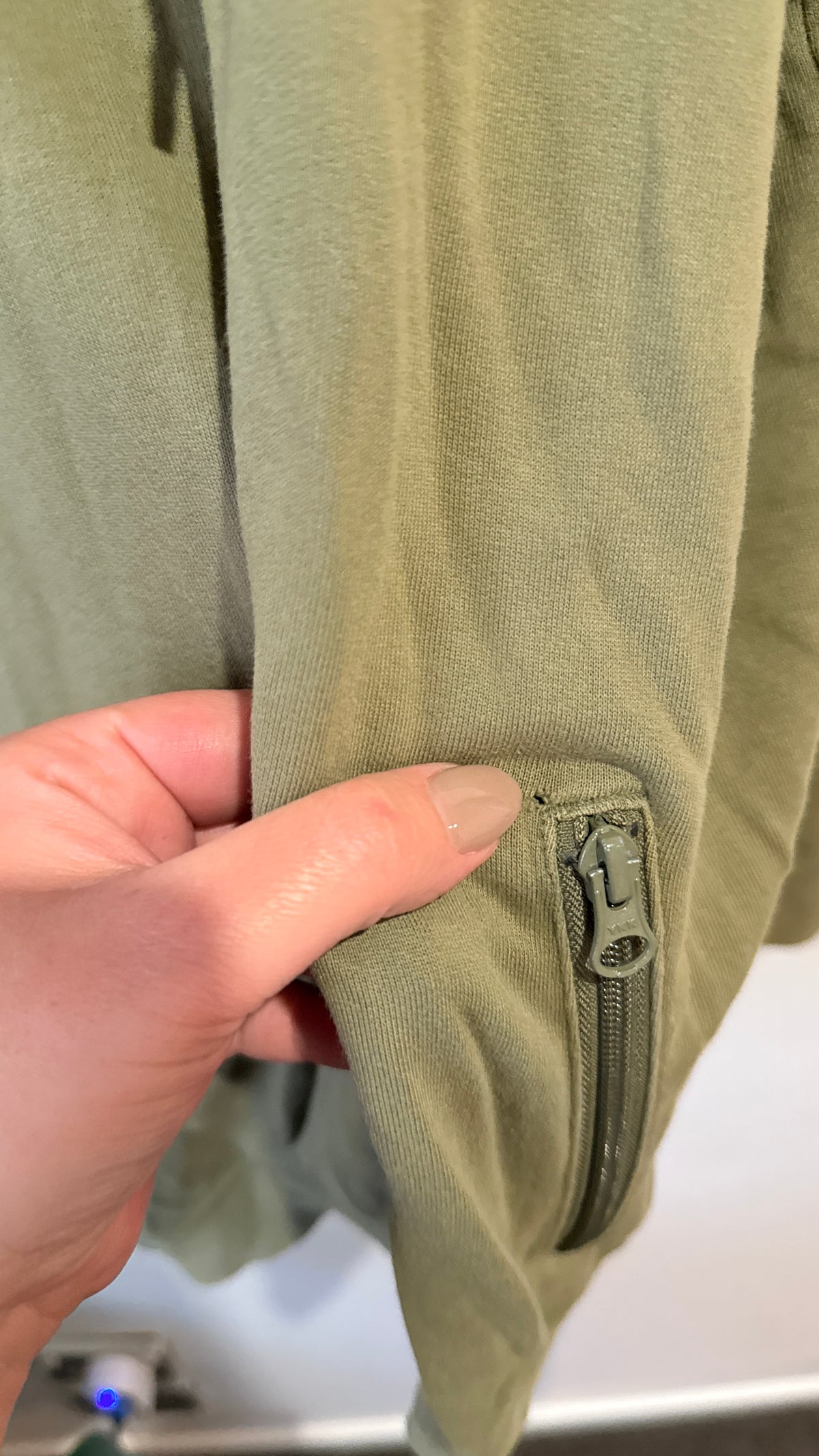 Converse Olive Half Zip Hoodie