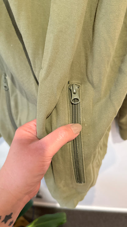 Converse Olive Half Zip Hoodie