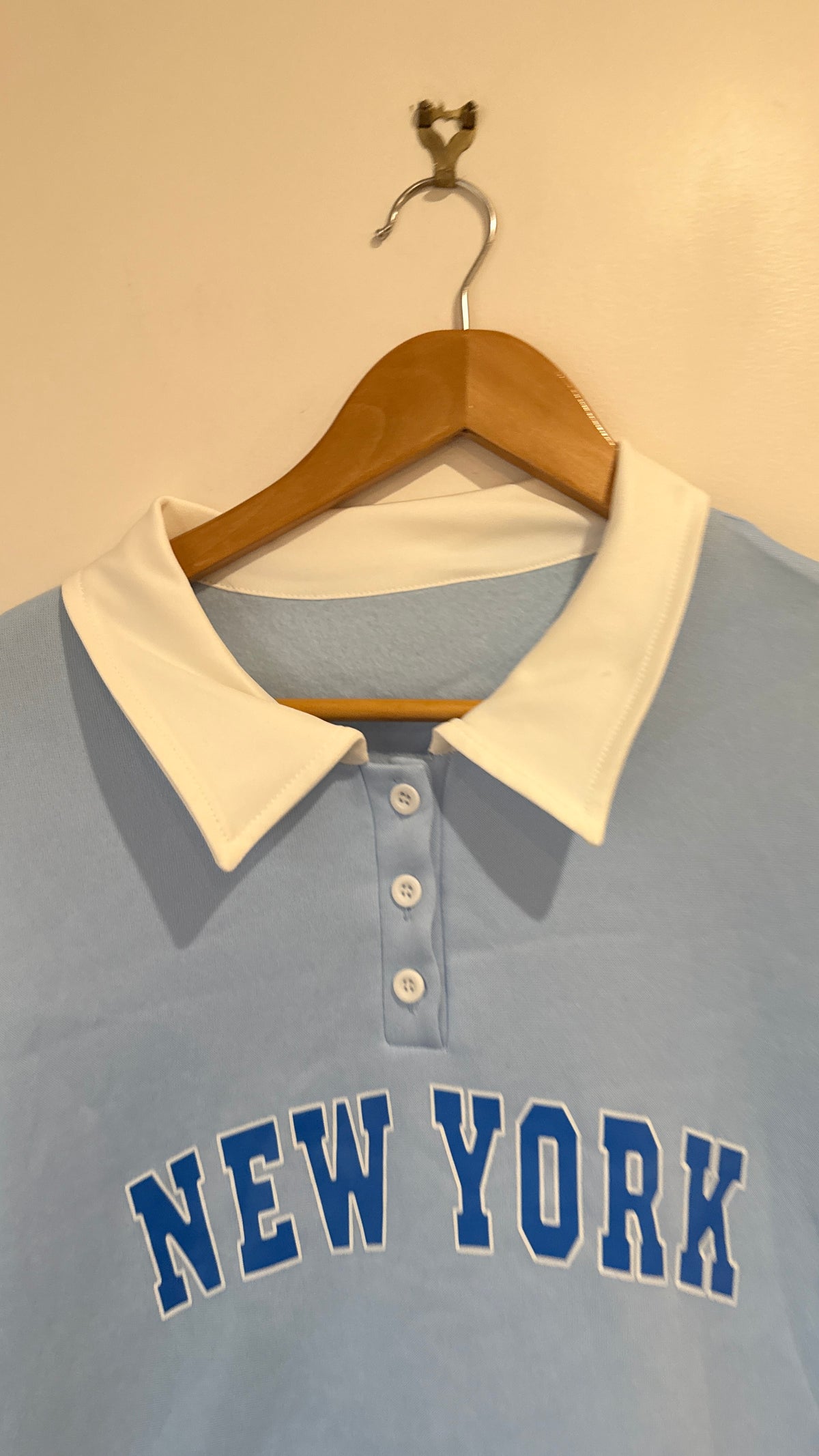 Brand Unknown Size 3XL | U/Arm to U/Arm 70cm New York Collared Sweatshirt