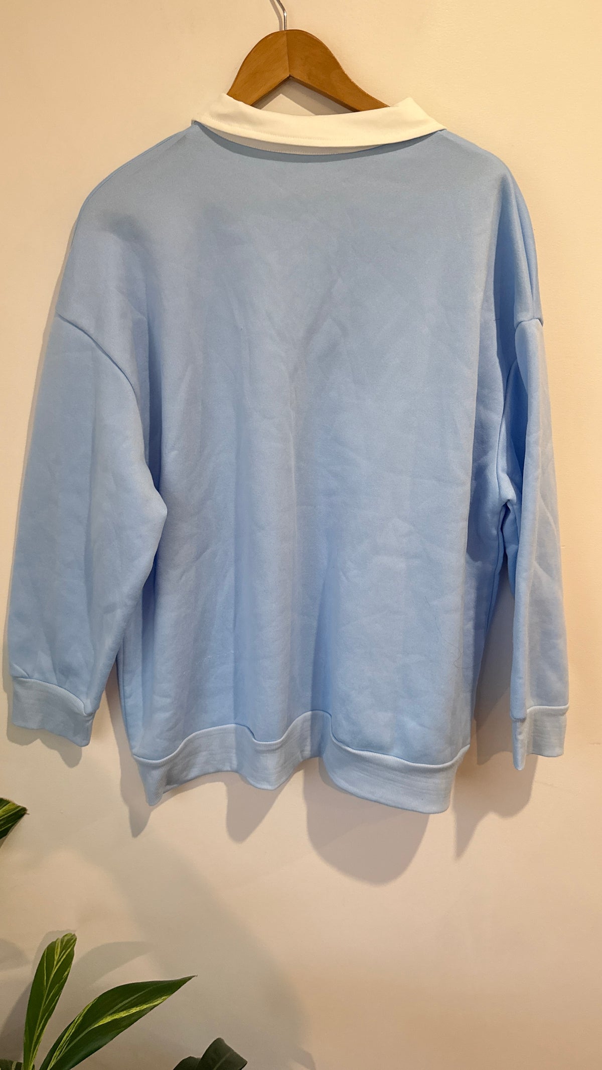 Brand Unknown Size 3XL | U/Arm to U/Arm 70cm New York Collared Sweatshirt