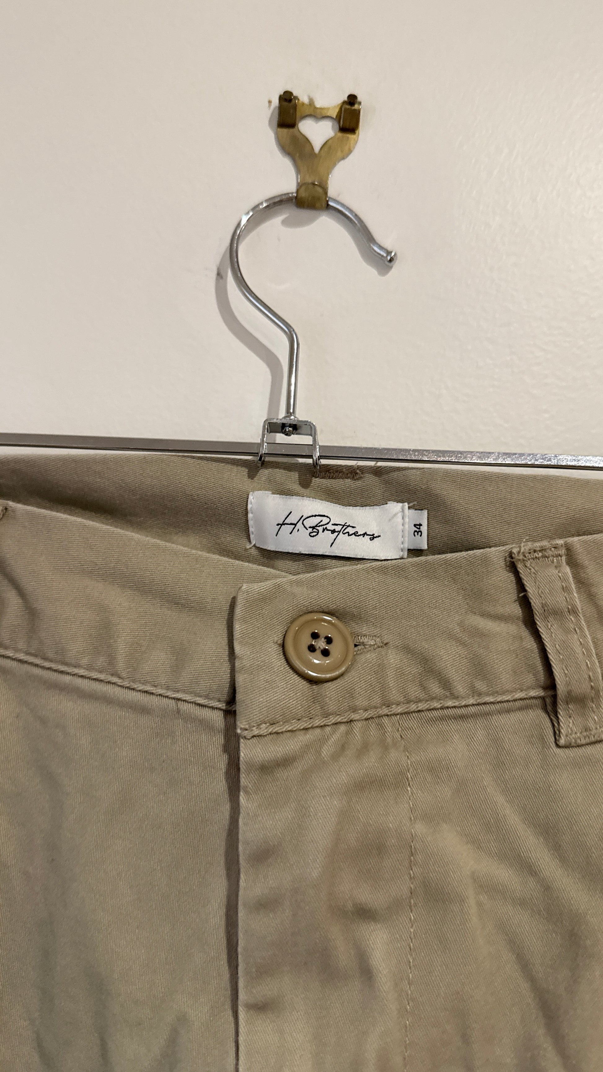 H. Brothers Size 34 Porter Chino Shorts