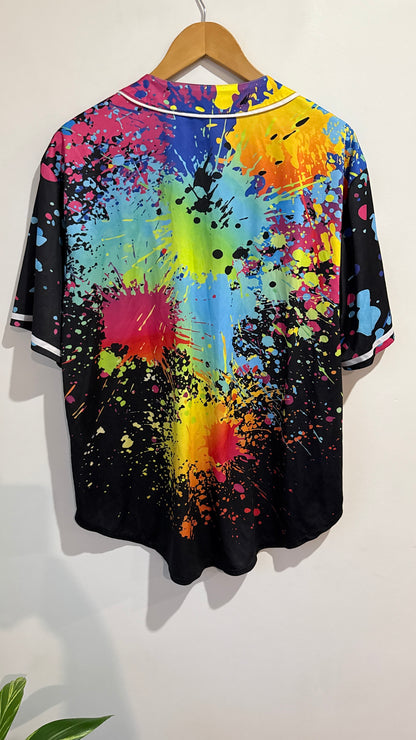 Brand Unknown Size U/Arm to U/Arm 62cm Baseball Jersey