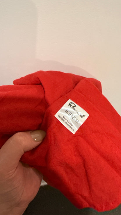 Revival Size S Linen Blend A Line Skirt
